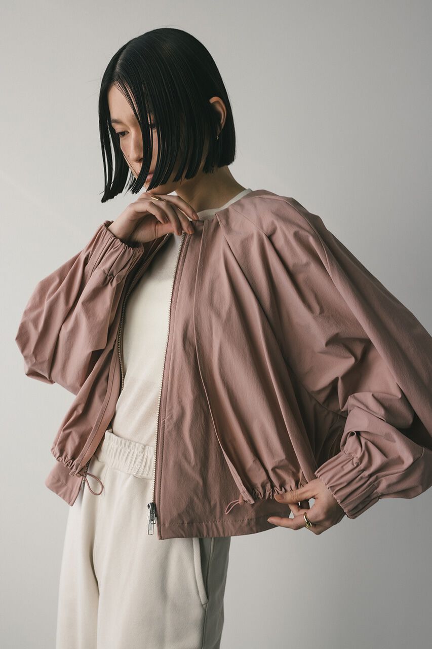 【スタイルミキサー/STYLEMIXER】 レイヤーギャザーブルゾン