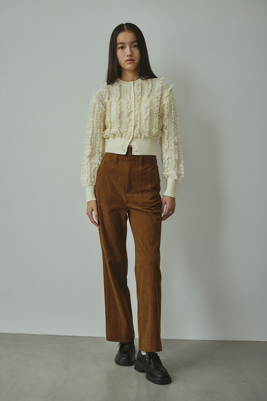 人気メンズファッション|【スタイルミキサー/STYLEMIXER】 チュールフリルニットカーデ