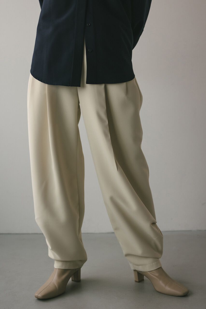 【スタイルミキサー/STYLEMIXER】 ハイウエストタックフォルムパンツ