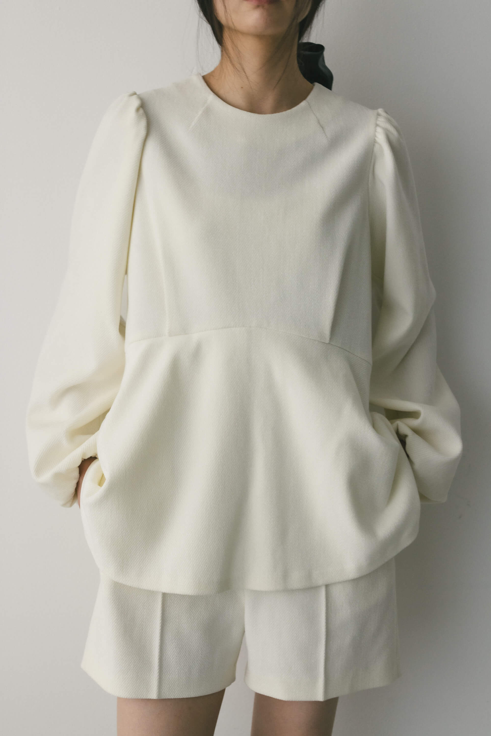 【スタイルミキサー/STYLEMIXER】 コーデュロイペプラムショートオールインワン