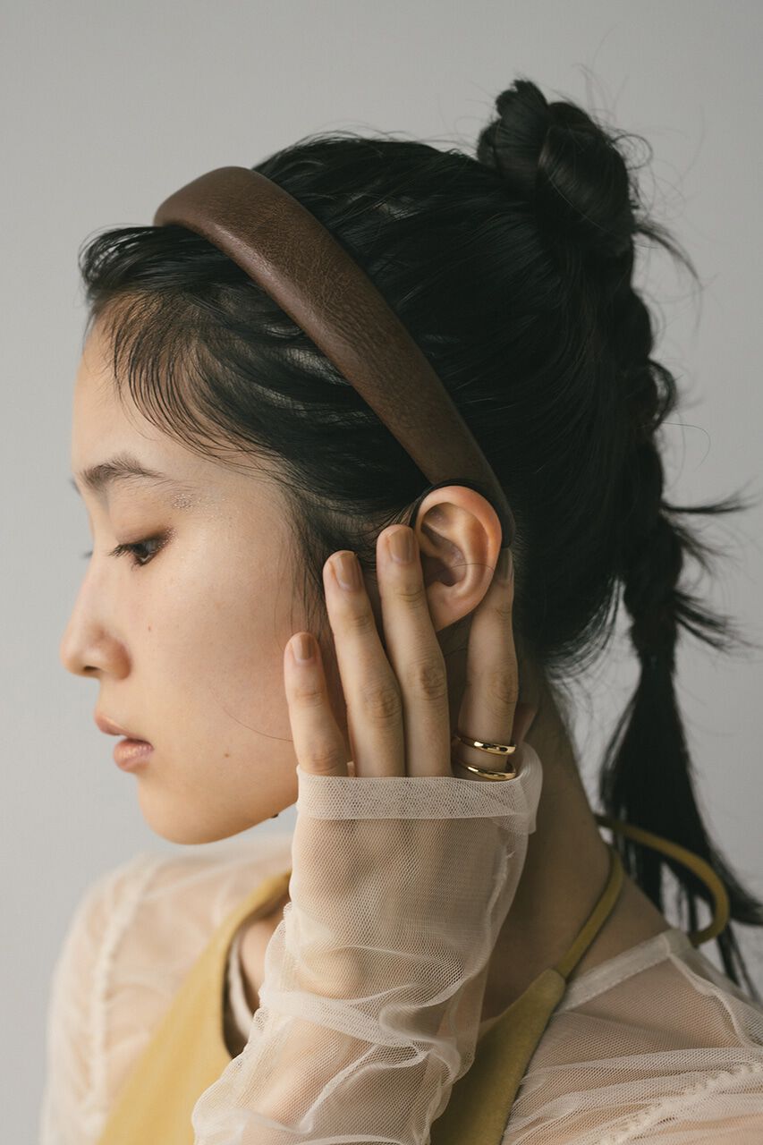 メンズファッションオススメ|【スタイルミキサー/STYLEMIXER】 フェイクレザーカチューシャ