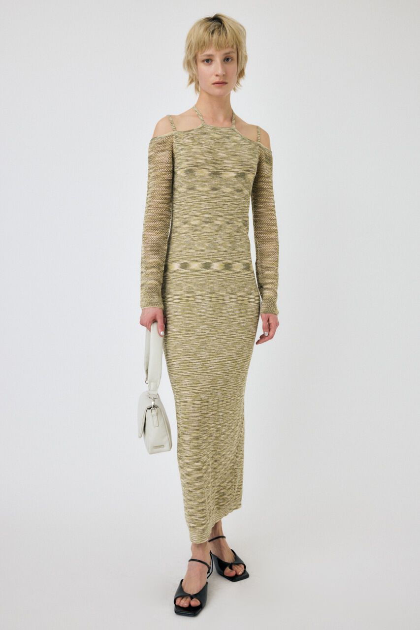 【マウジー/MOUSSY】 MULTI COLOR ニットドレス