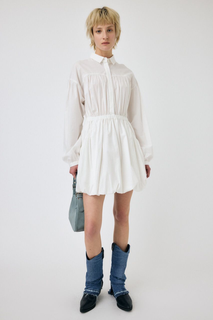【マウジー/MOUSSY】 BALLOON SHIRT ドレス