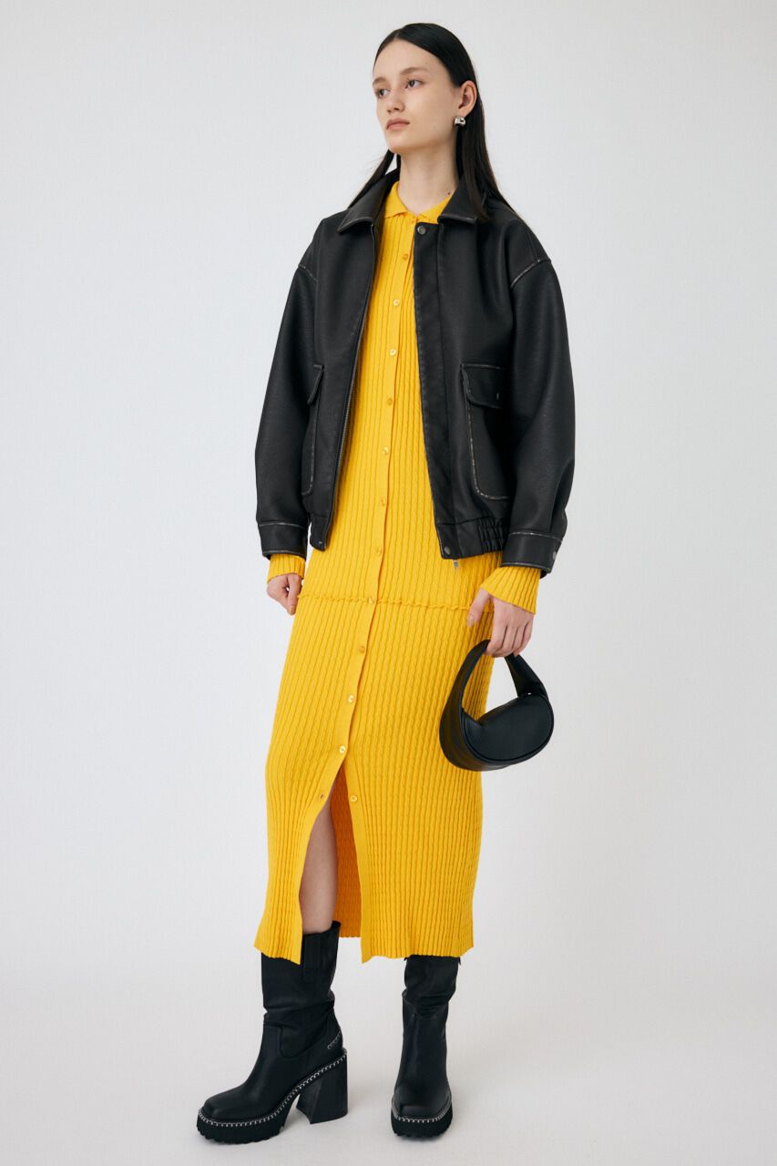 【マウジー/MOUSSY】 CABLE KNIT ロングドレス