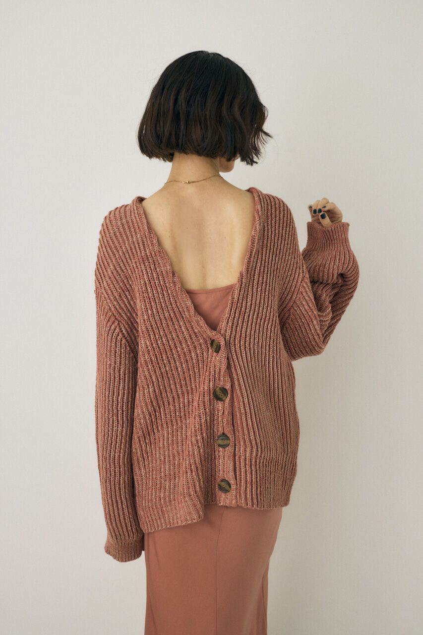 メンズファッションの一押し|【マウジー/MOUSSY】 メランジニットカーディガン コットン×リサイクルポリエステル混