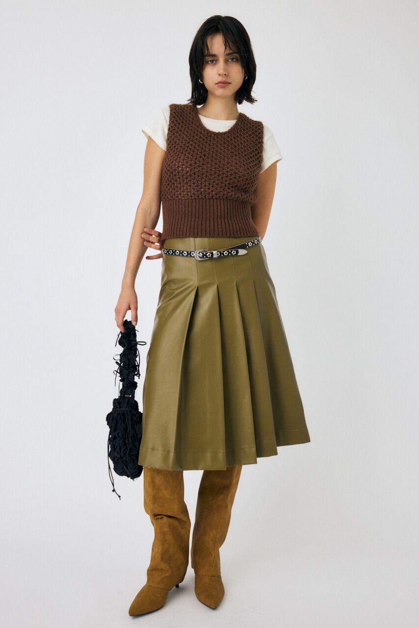 LAYERED KNIT ミニドレス（MOUSSY）｜ルミネのファッション通販