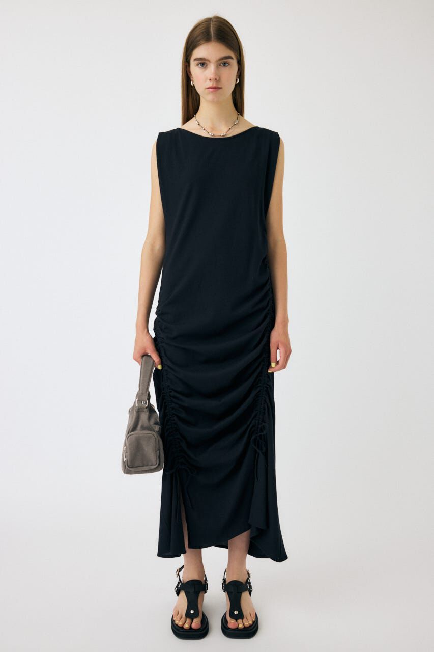 【マウジー/MOUSSY】 ASYMMETRY GATHER ドレス