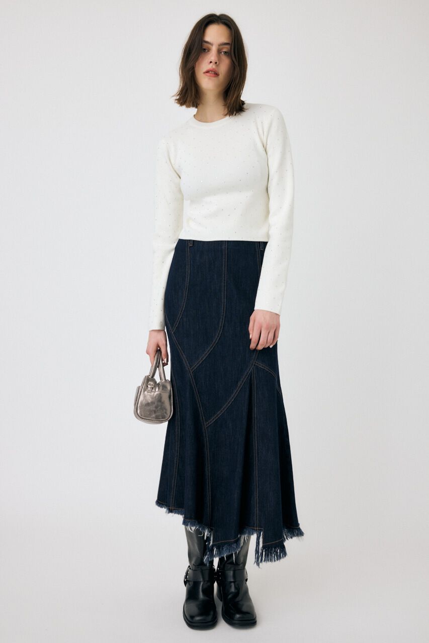 【マウジー/MOUSSY】 PANEL MERMAID デニムスカート
