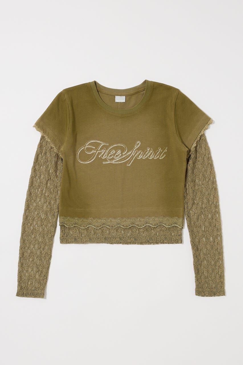 ファッションメンズなら|【マウジー/MOUSSY】 LACE LAYER TEE