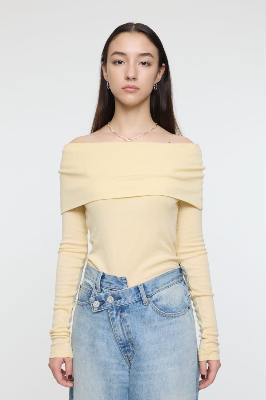 ファッションメンズなら|【マウジー/MOUSSY】 OFF SHOULDER カットトップス