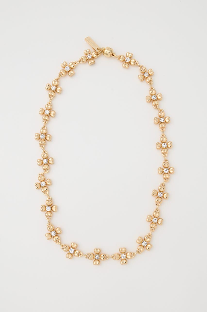 【マウジー/MOUSSY】 FLORAL BEADS ネックレス