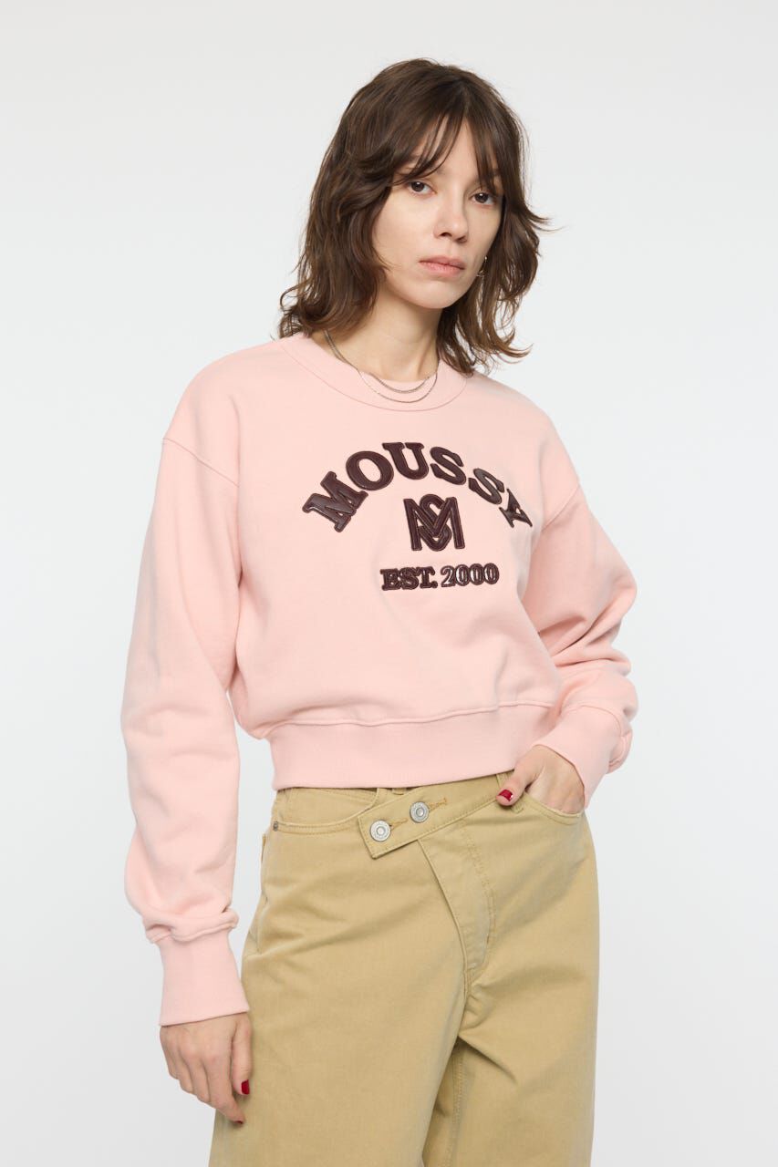 【マウジー/MOUSSY】 MOUSSY F/LEATHER PATCH プルオーバー