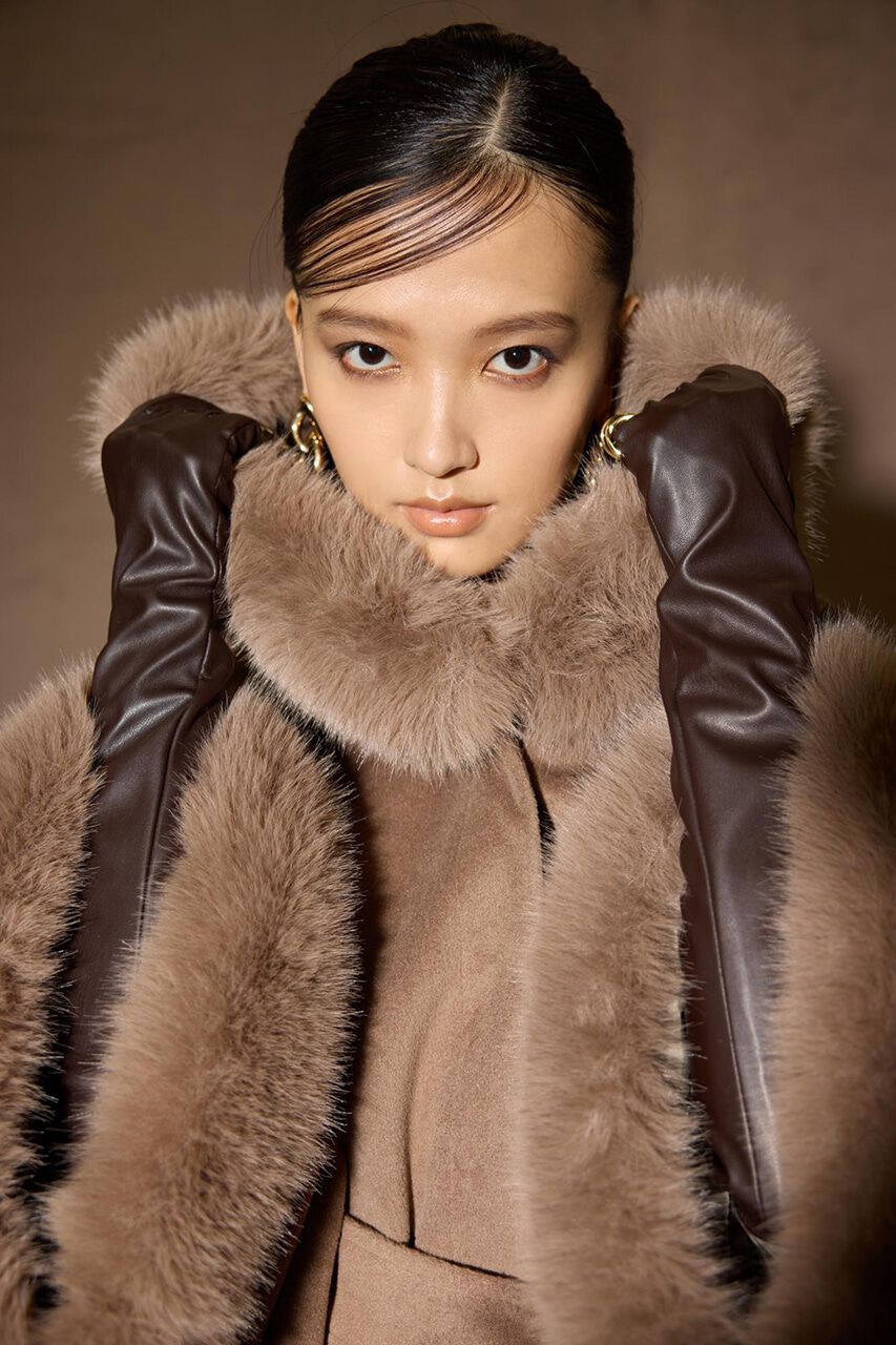 【リエンダ/rienda】 フェイクレザーグローブ