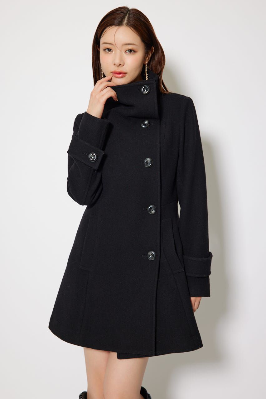 ファッションメンズのイチオシ|【リエンダ/rienda】 25オーバーネックシンデレララインミニコート