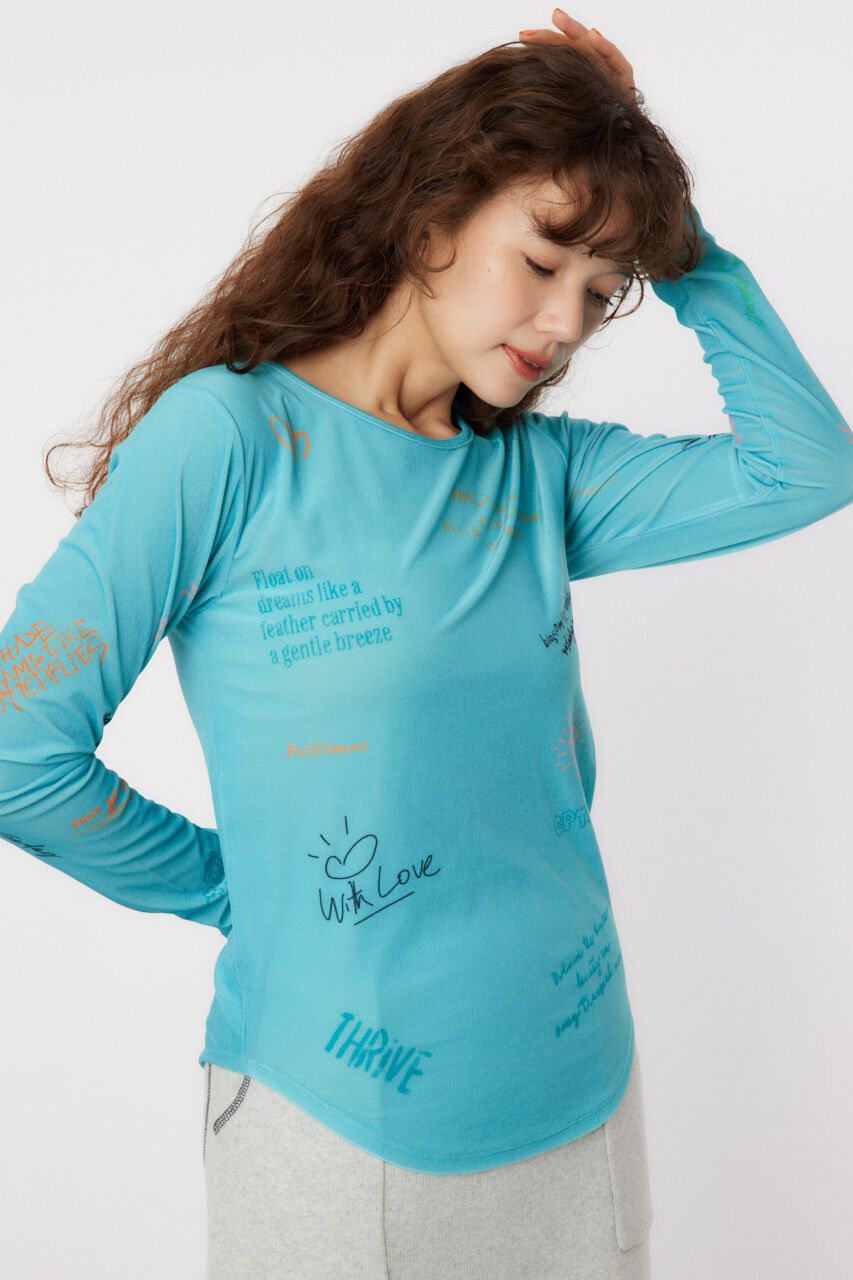 ファッションメンズお薦め|【ロデオクラウンズ/RODEO CROWNS】 Brushedテキストシアートップス