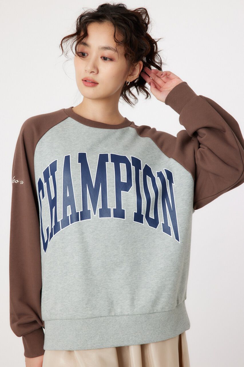 モテ系ファッションメンズ|【ロデオクラウンズ/RODEO CROWNS】 Champion ラグランスウェットトップス