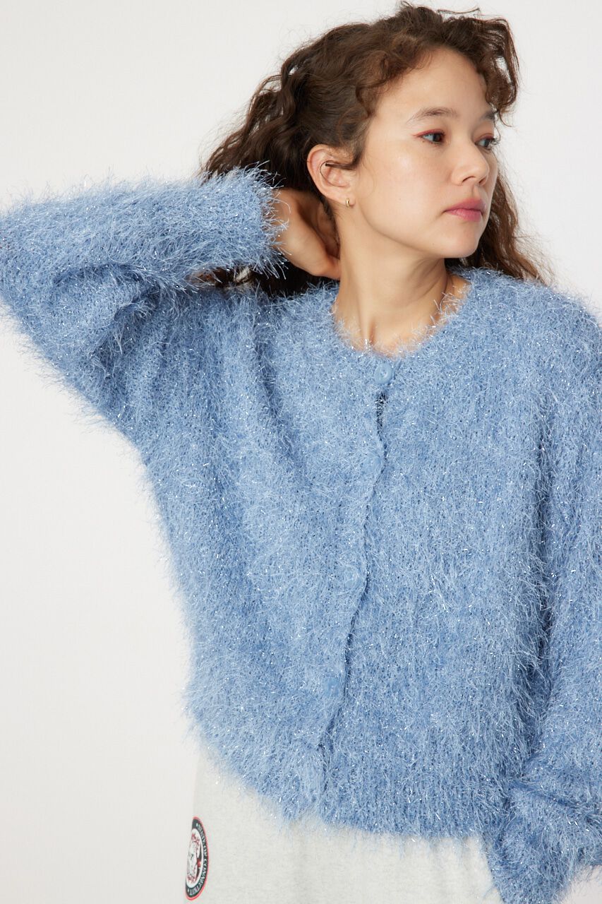 ファッションメンズなら|【ロデオクラウンズ/RODEO CROWNS】 ラメシャギーニットカーディガン