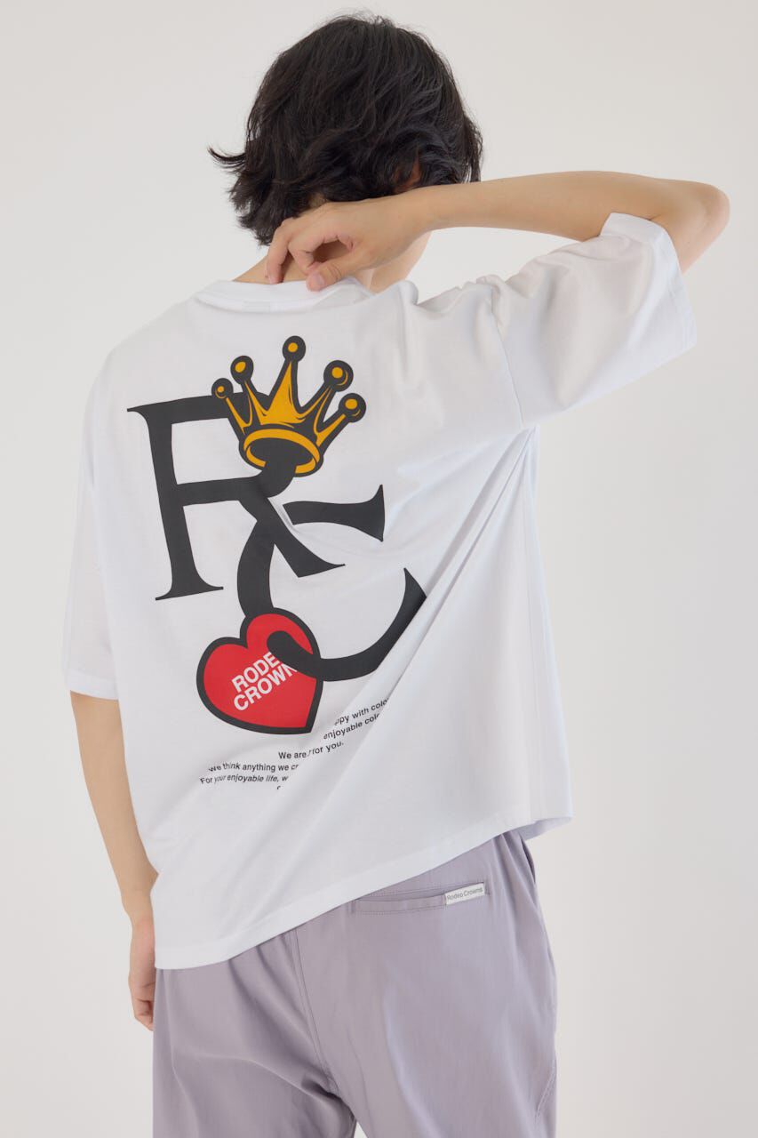 【ロデオクラウンズ/RODEO CROWNS】 ハート＆クラウンTシャツ