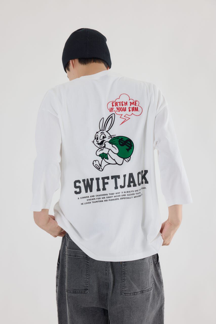 【ロデオクラウンズ/RODEO CROWNS】 SWIFTJACK 7分袖Tシャツ