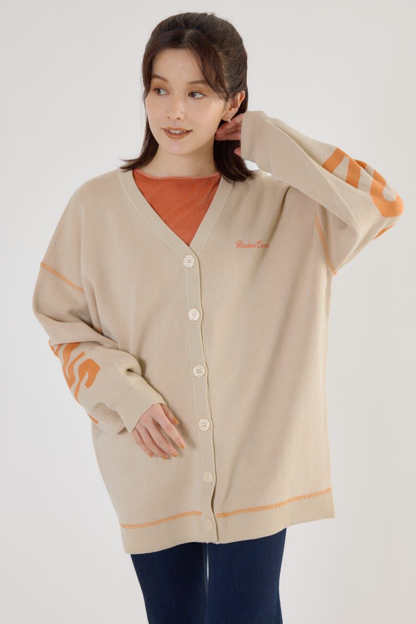 メンズファッションの一押し|【ロデオクラウンズ/RODEO CROWNS】 スウェットライクロゴカーディガン