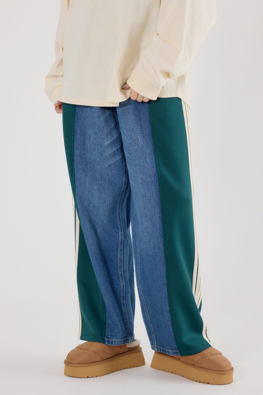 モテ系ファッションメンズ|【ロデオクラウンズ/RODEO CROWNS】 カスタムトラック デニムパンツ