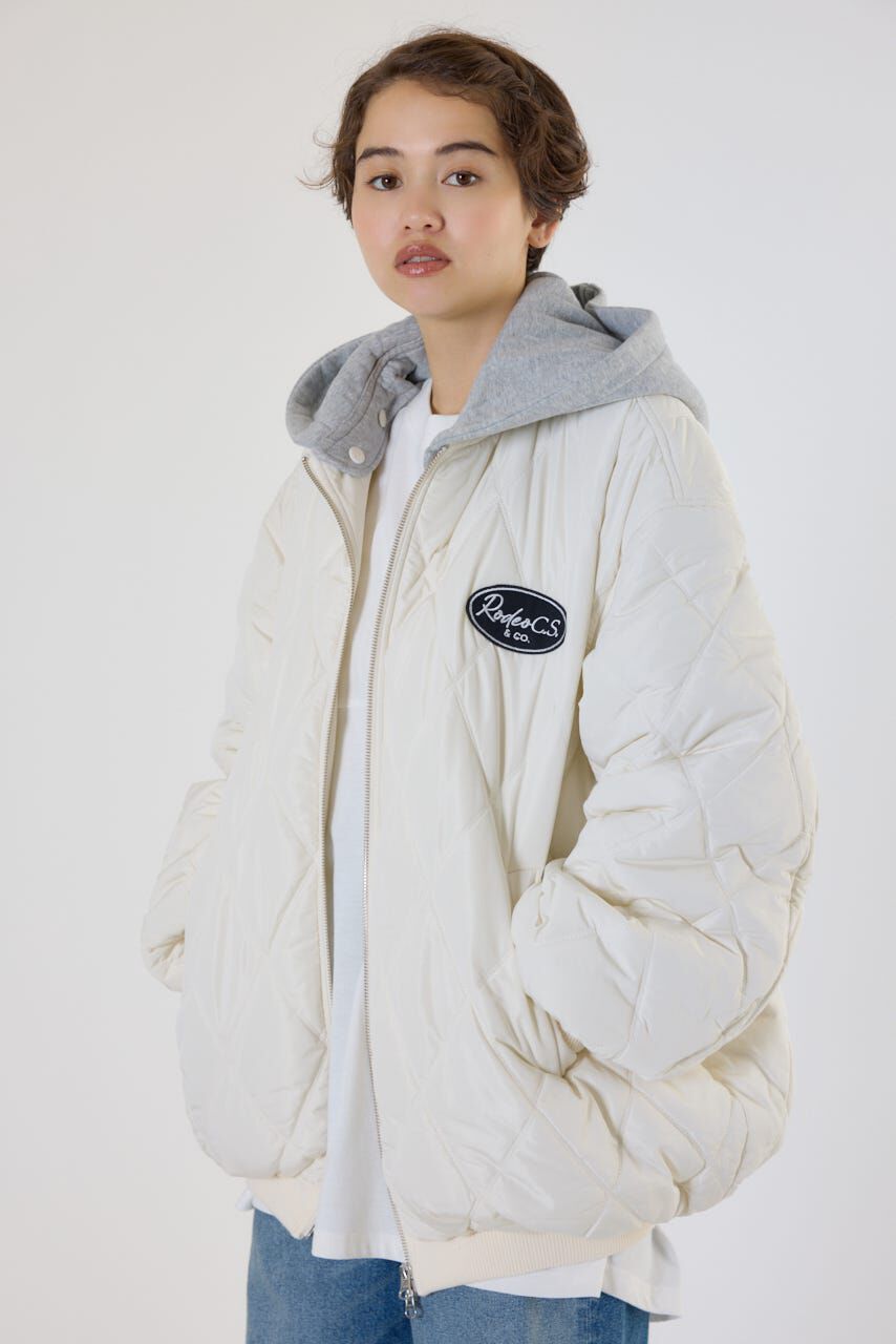 人気メンズファッション|【ロデオクラウンズ/RODEO CROWNS】 キルティングフードブルゾン