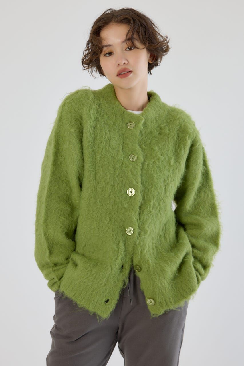 ファッションメンズお薦め|【ロデオクラウンズ/RODEO CROWNS】 2WAY Fluffyシャギーニットカーディガン