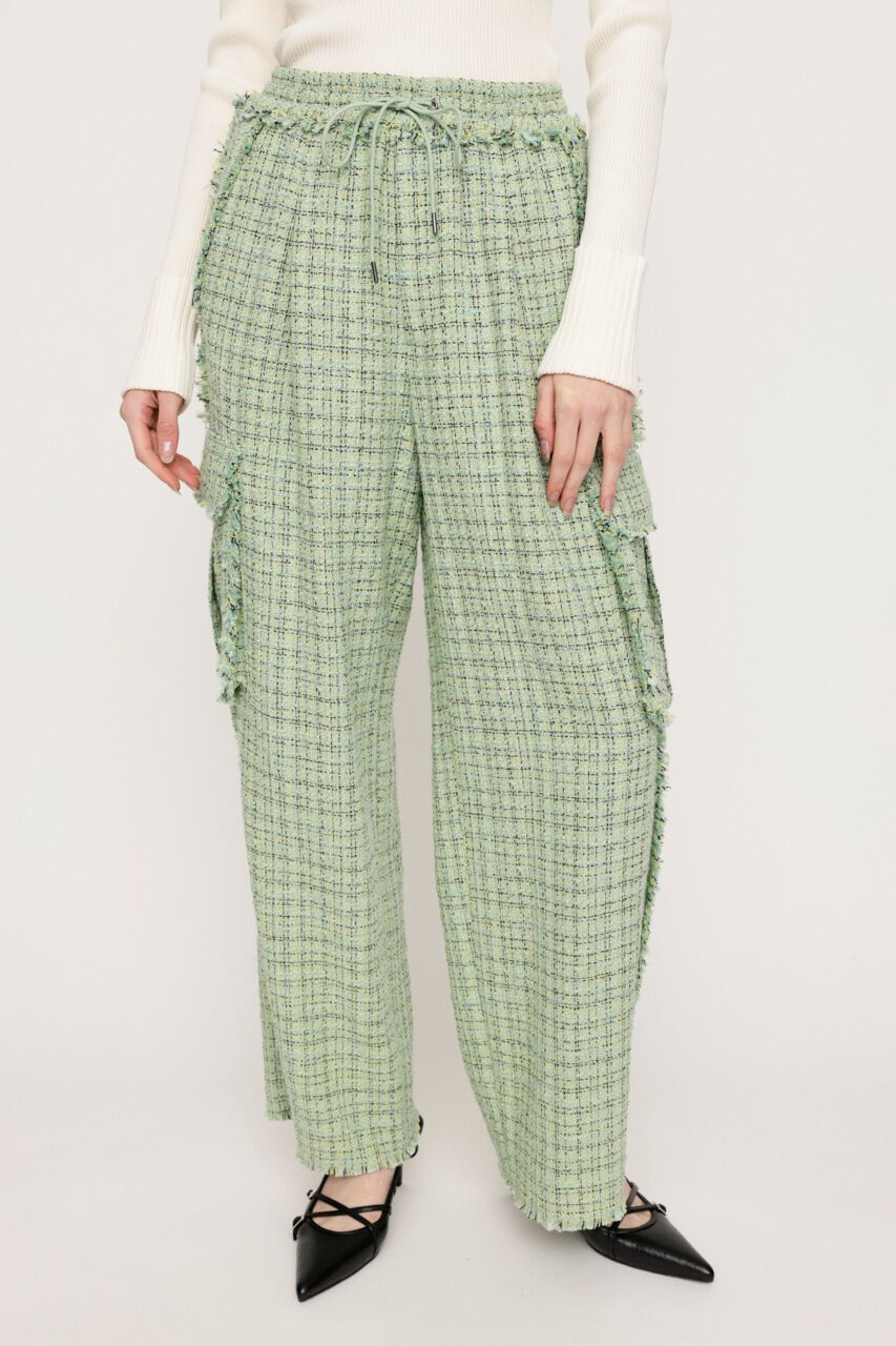 【スライ/SLY】 SPRING TWEED CARGO パンツ