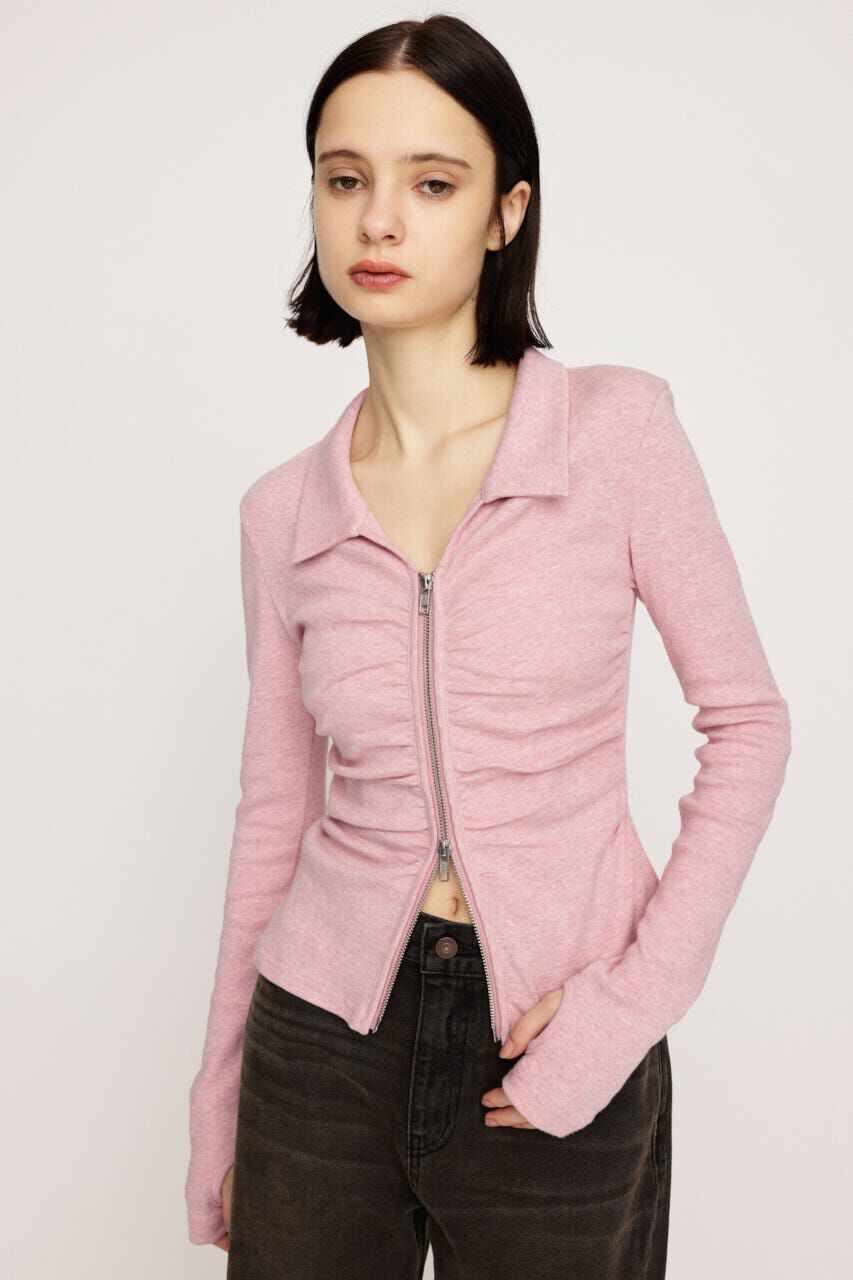 人気ファッションメンズ|【スライ/SLY】 FRONT GATHER ZIP トップス