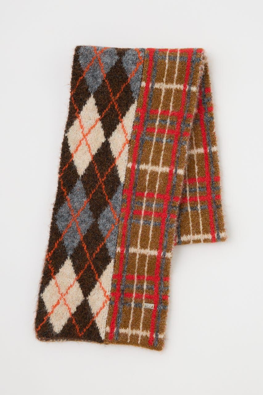 【スライ/SLY】 ARGYLE MIX JQ KNIT STALL