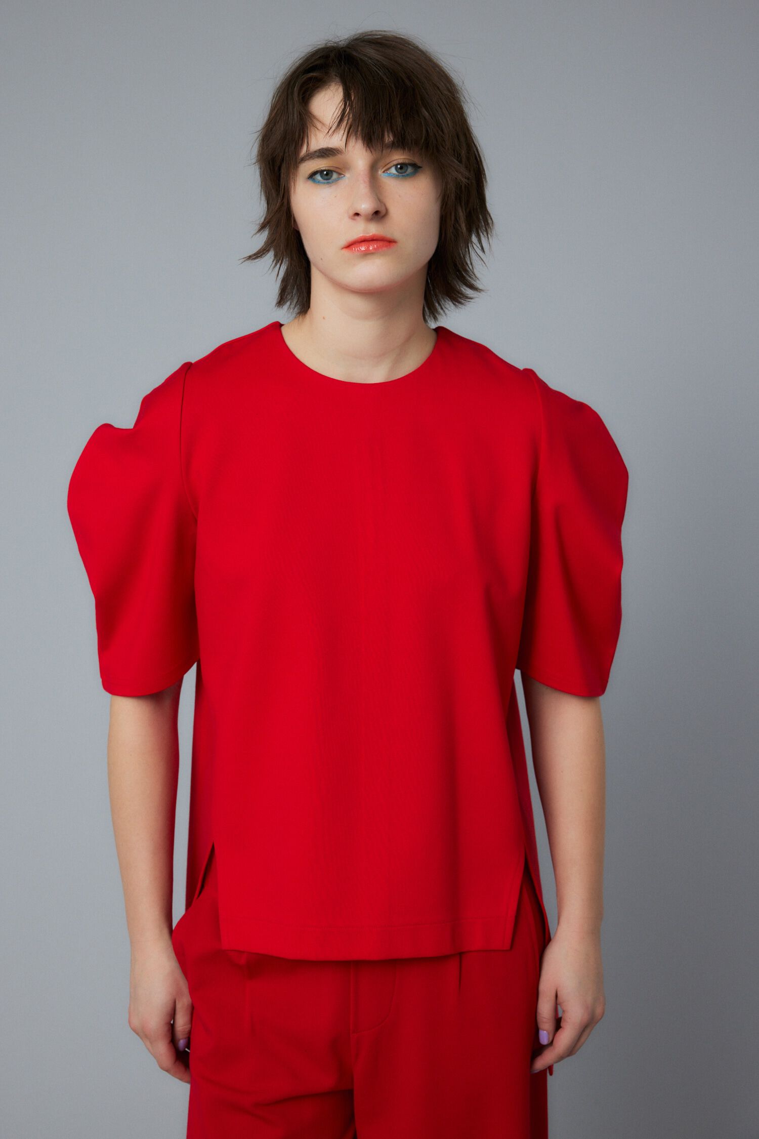 メンズファッションなら|【ヘリンドットサイ/HeRIN.CYE】 Ponte balloon sleeve tops