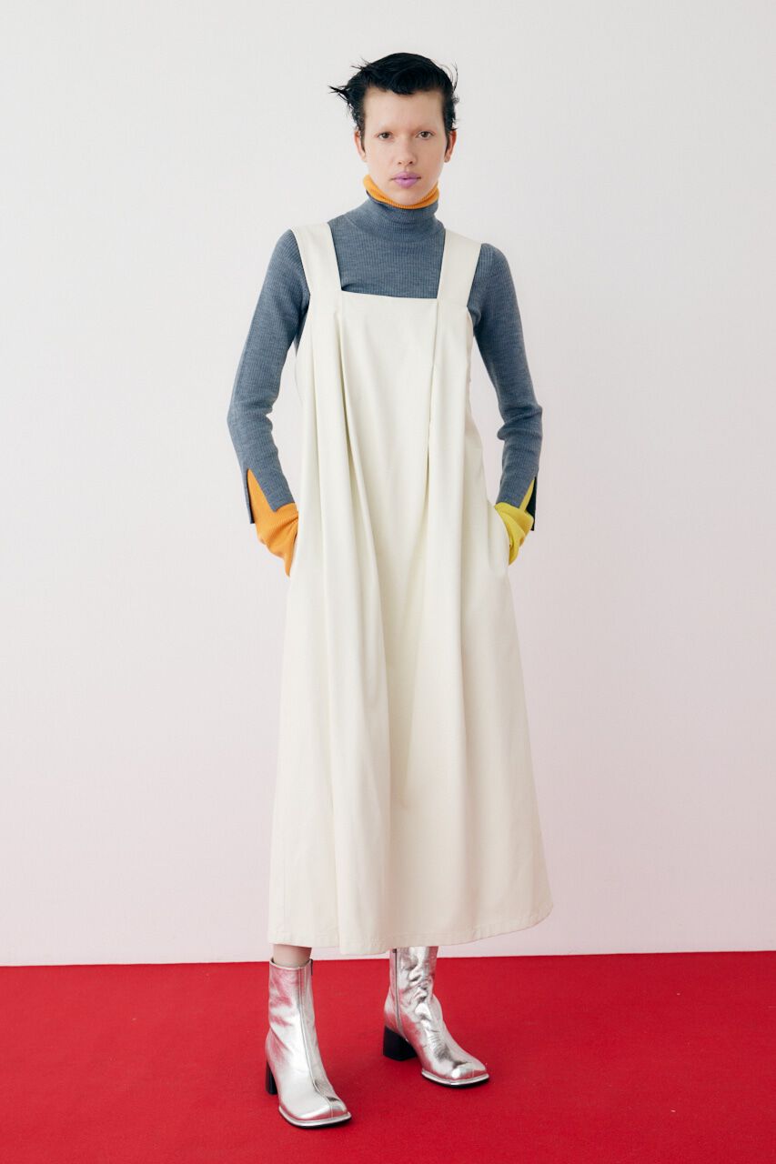 【ヘリンドットサイ/HeRIN.CYE】 Leather like long dress