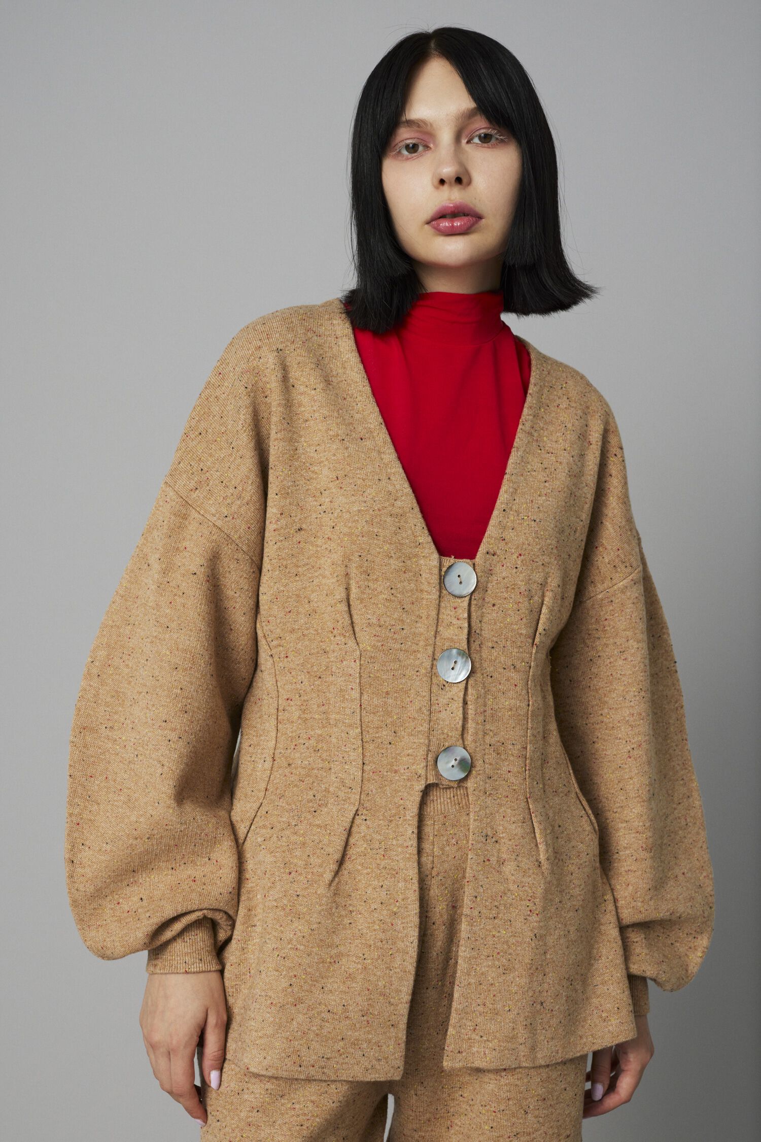 メンズファッションオススメ|【ヘリンドットサイ/HeRIN.CYE】 Nep knit cardigan