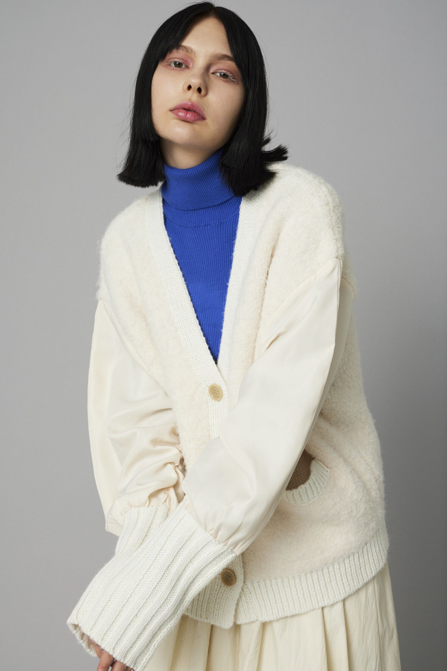 ファッションメンズのイチオシ|【ヘリンドットサイ/HeRIN.CYE】 Docking cardigan