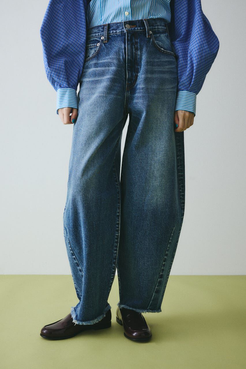 メンズファッションの一押し|【ヘリンドットサイ/HeRIN.CYE】 Fringe hem denim