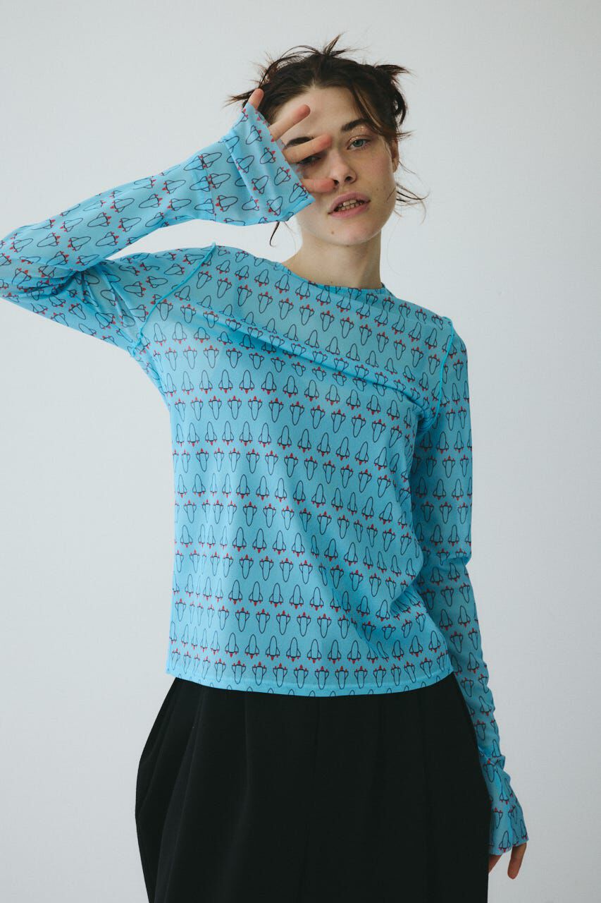 ファッションメンズお薦め|【ヘリンドットサイ/HeRIN.CYE】 Rocket mesh inner tops