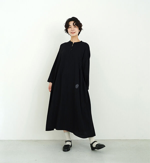 オオカミと月灯りのかぐやワンピース 7分袖 オオカミと月灯りのかぐや”ワンピース7分袖” 】 オオカミと