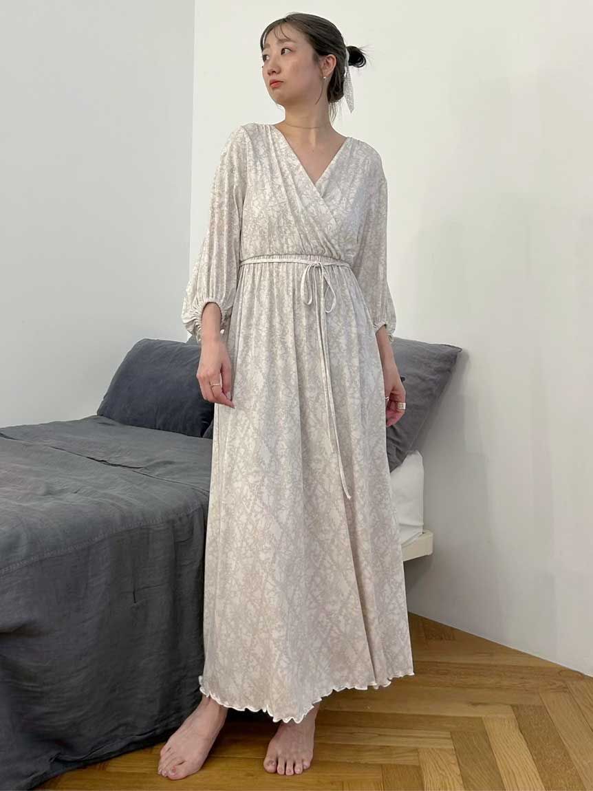 メンズファッションなら|【スナイデルホーム/SNIDEL HOME】 レーシーパターン カシュワンピース