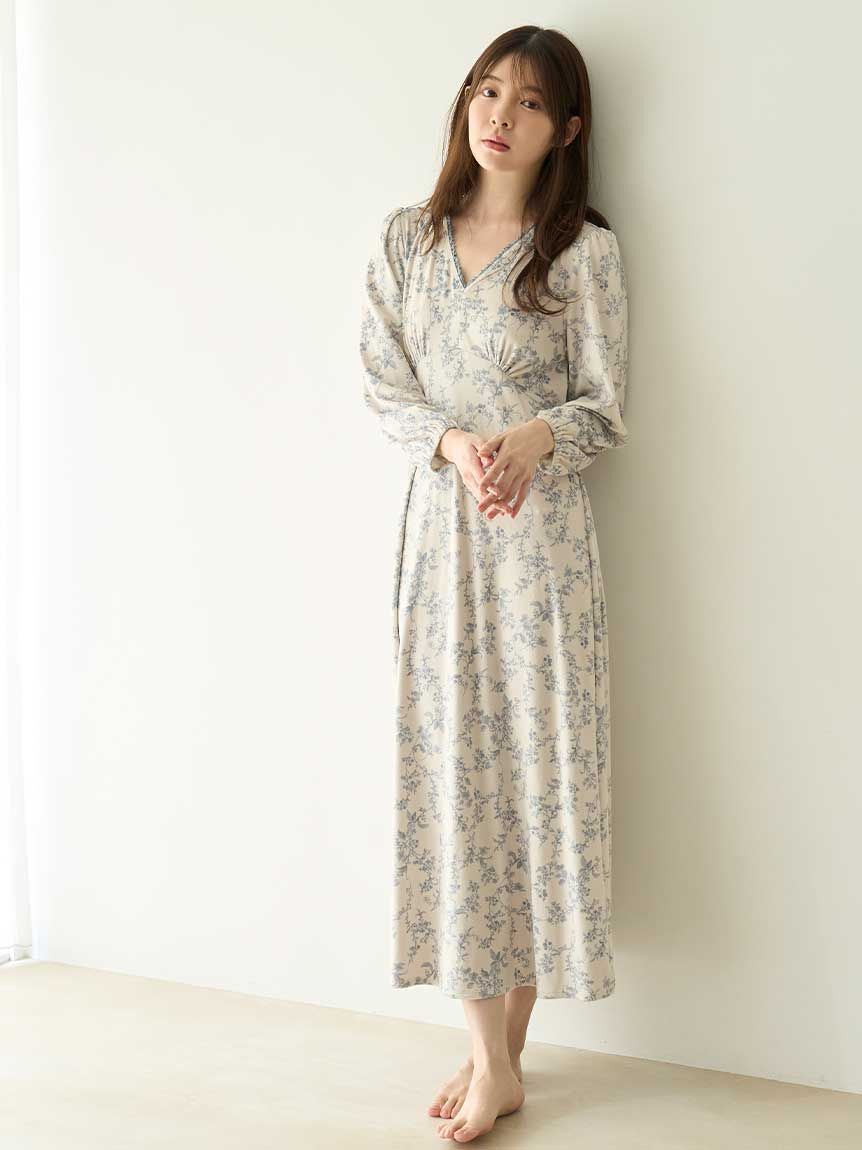 モテ系メンズファッション|【スナイデルホーム/SNIDEL HOME】 シルキーフリースワンピース