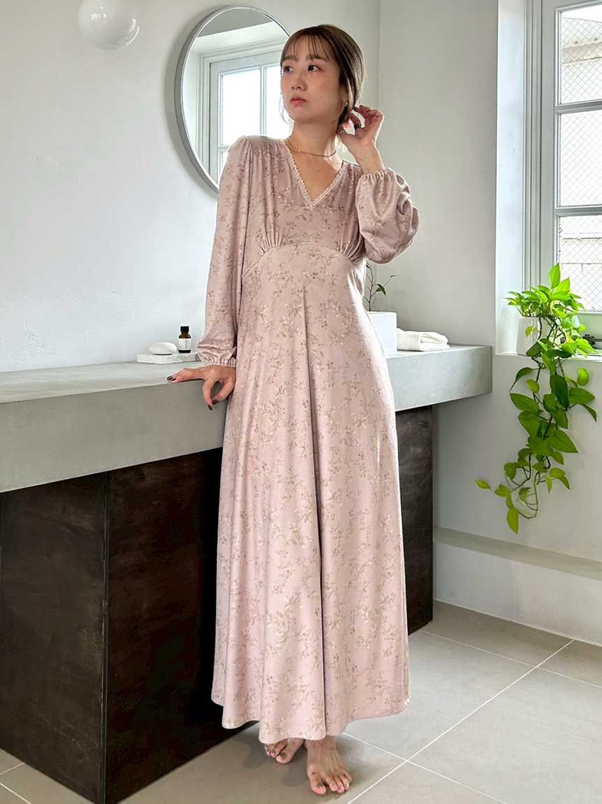 人気ファッションメンズ|【スナイデルホーム/SNIDEL HOME】 シルキーフリースワンピース