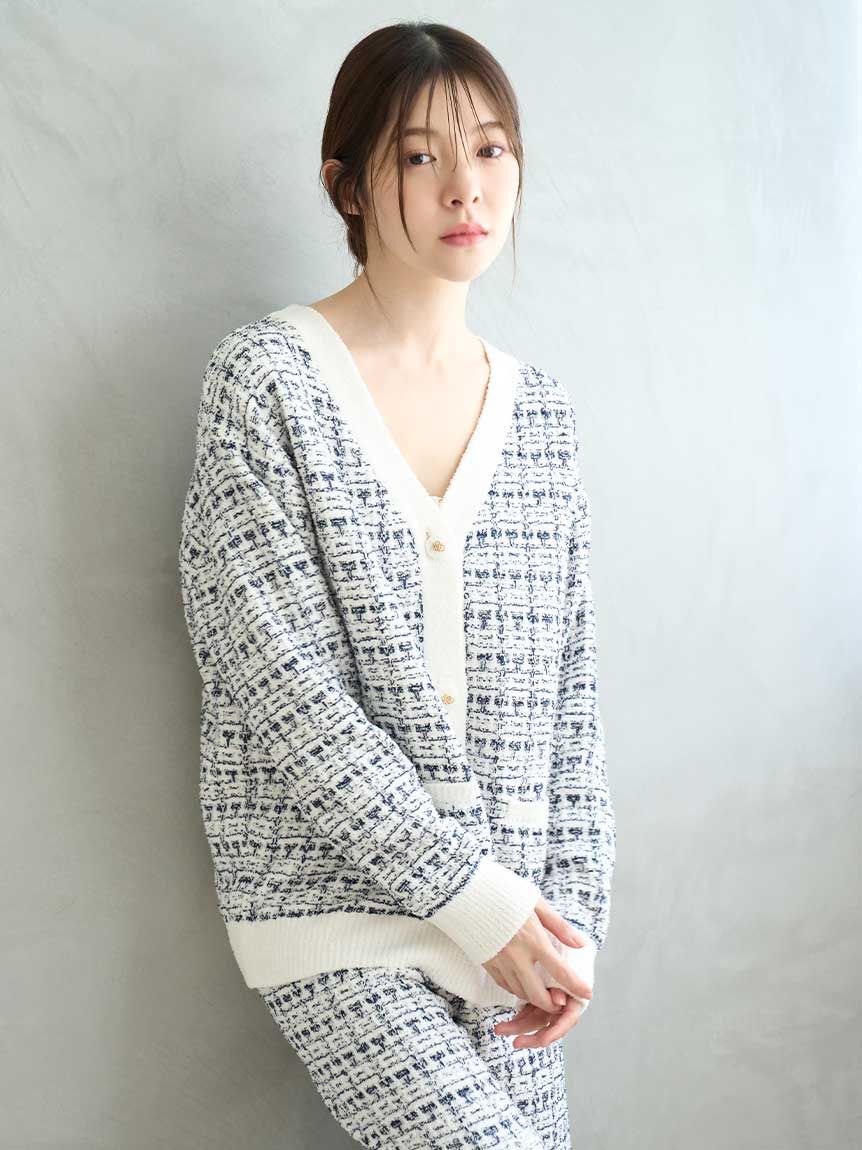メンズファッションの一押し|【スナイデルホーム/SNIDEL HOME】 ツイードカーディガン