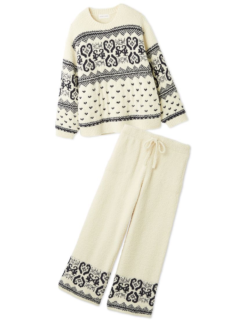 人気メンズファッション|【スナイデルホーム/SNIDEL HOME】 【WEB限定】ノルディックプルオーバー×ノルディックロングパンツSET