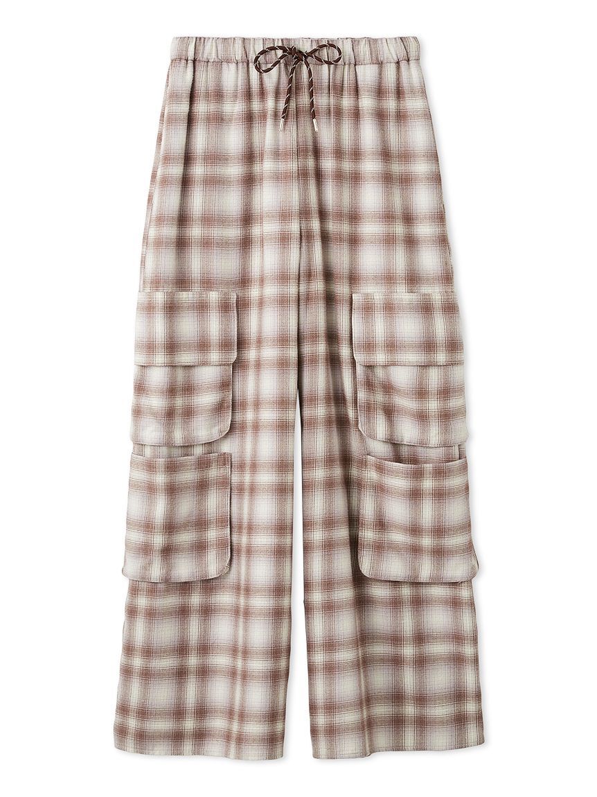 モテ系メンズファッション|【スナイデルホーム/SNIDEL HOME】 ネルチェックカーゴパンツ