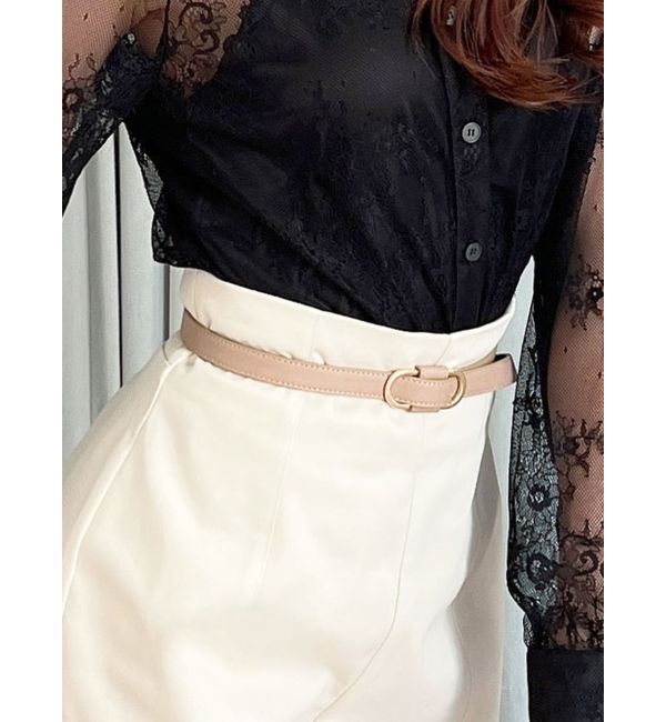 【リゼクシー/RESEXXY】 ゴールドポイントナローベルト