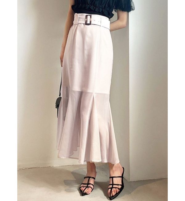 【リゼクシー/RESEXXY】 シアーマーメイドスカート