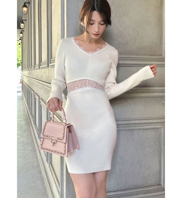 アイルミネで買える「【リゼクシー/RESEXXY】 ウエストレースミニワンピース」の画像です。価格は3,520円になります。