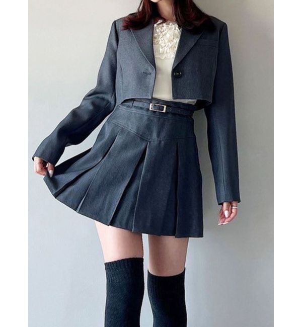 【リゼクシー/RESEXXY】 プリーツミニスカート【セットアップ着用可能】