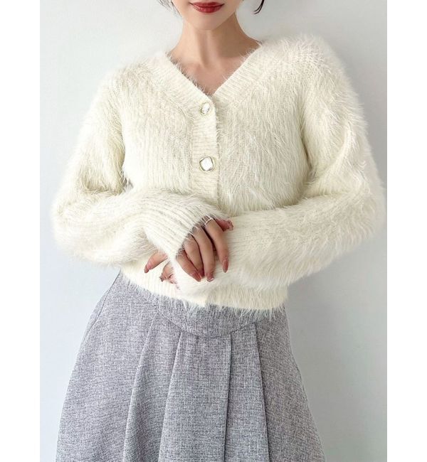 モテ系ファッションメンズ|【リゼクシー/RESEXXY】 シャギーニットカーディガン