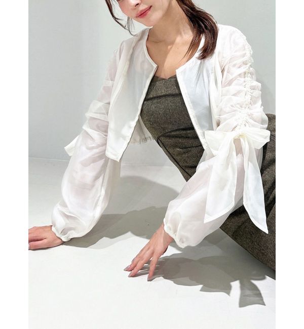 ファッションメンズなら|【リゼクシー/RESEXXY】 ビッグリボンシアーブルゾン