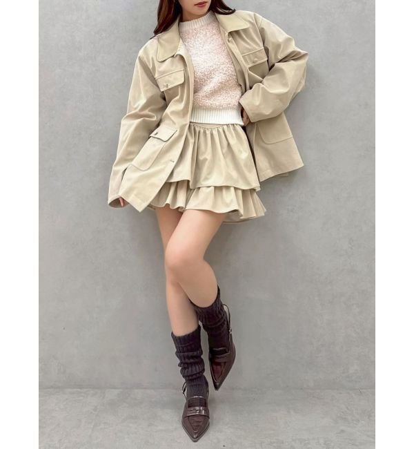 【ダズリン/dazzlin】 【セットアップ対応】ポケットオーバーブルゾン